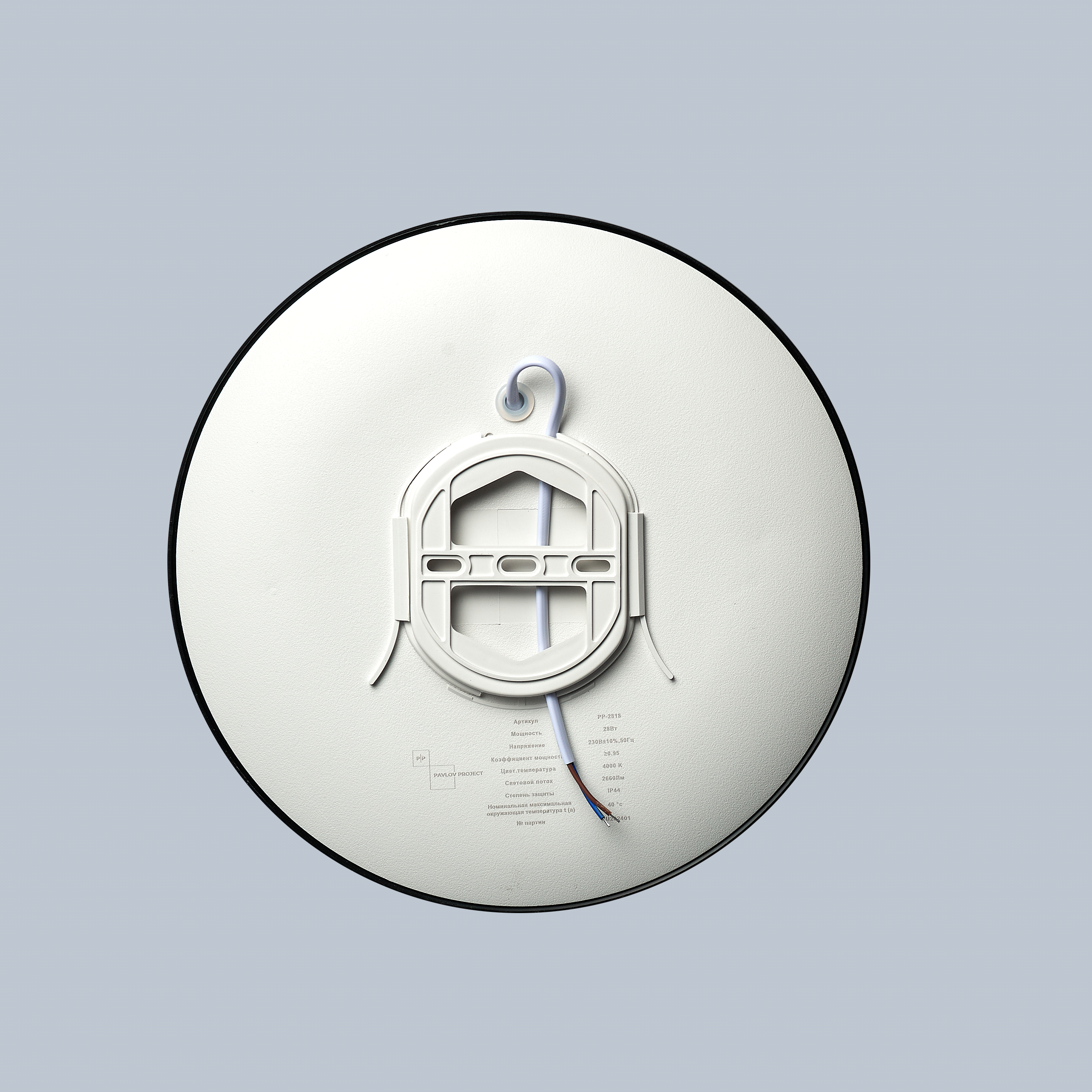 Потолочный светильник круглый PP-2818 Black 6000K