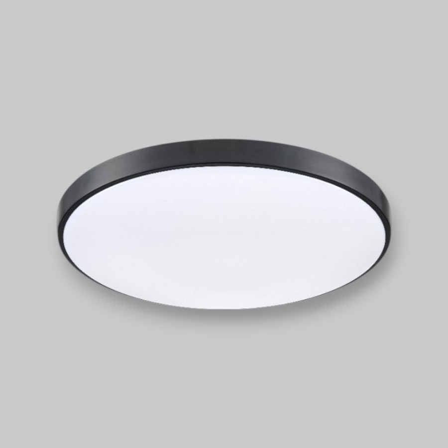 Потолочный светильник круглый PP-2818 Black 4000K