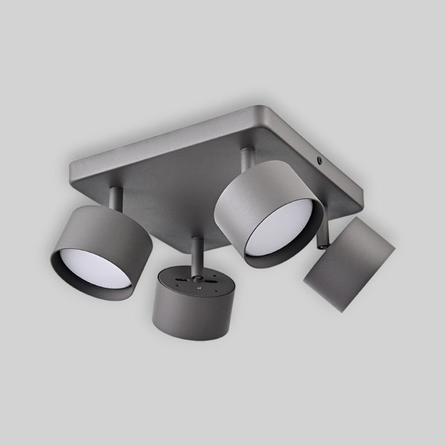 Светильник спот PP-104Q GRAY