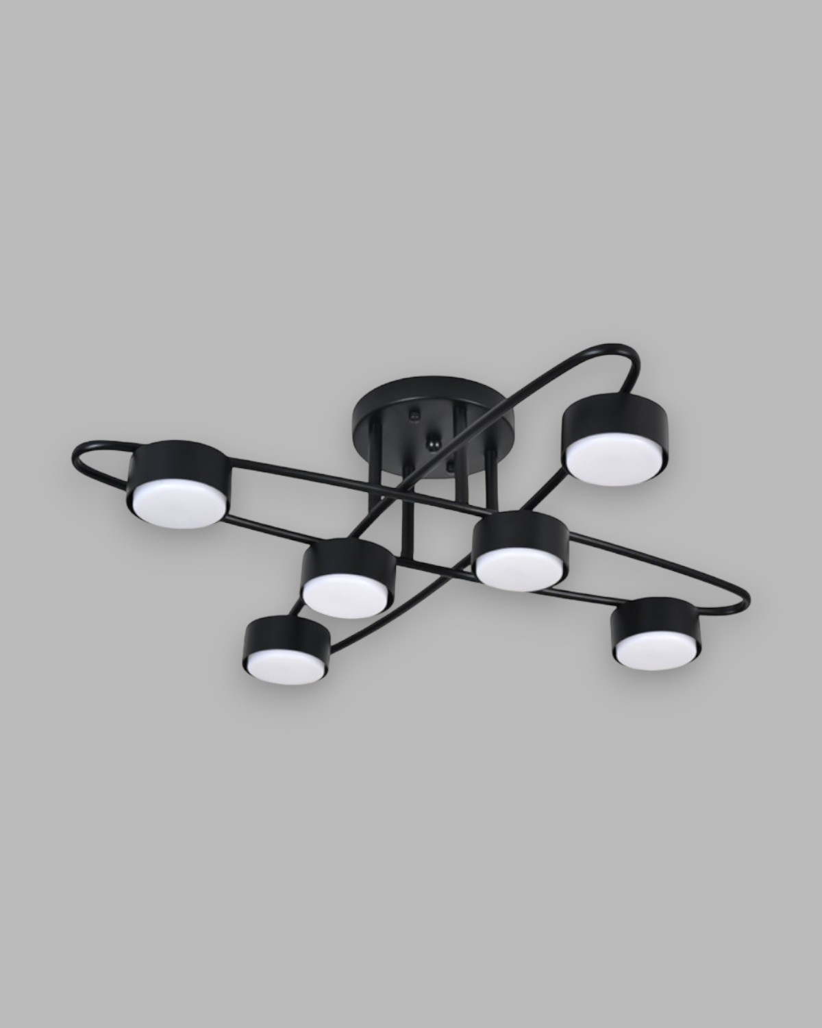 Потолочная люстра PP-6658/6 черная