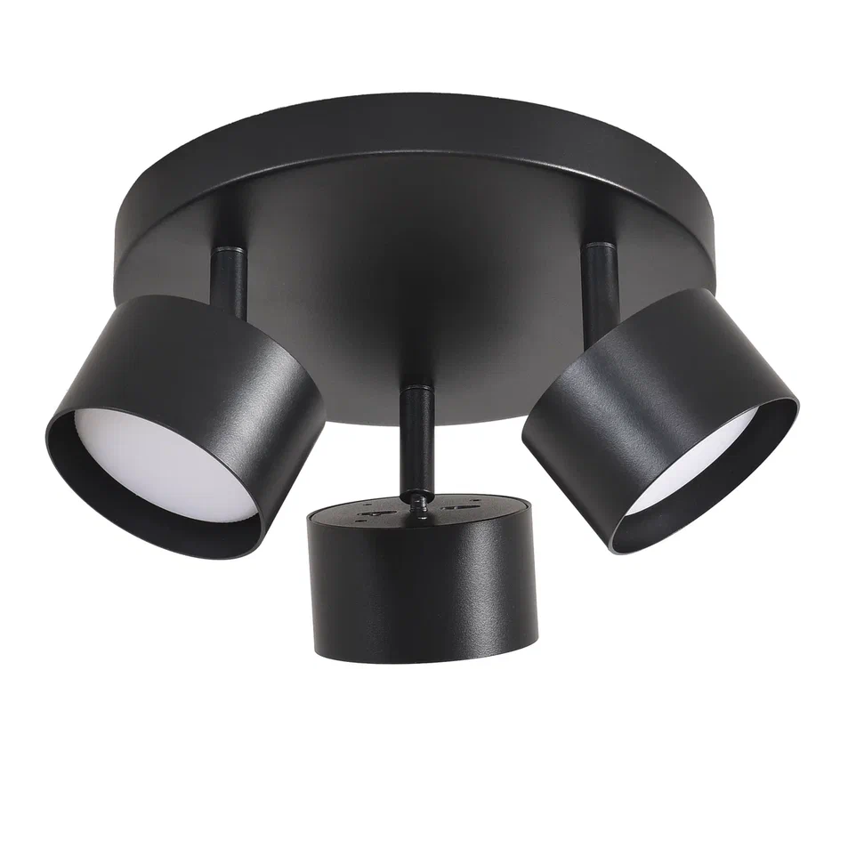 Светильник спот PP-103R BK