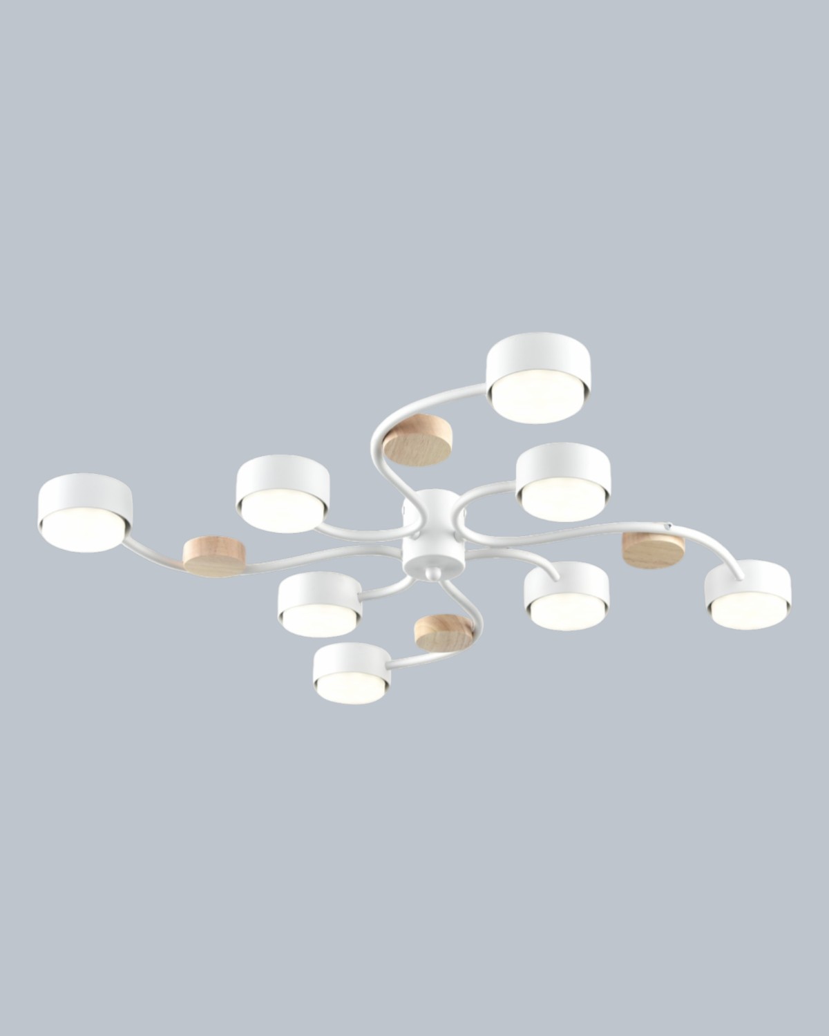 Потолочная люстра PP-6712/8 белая