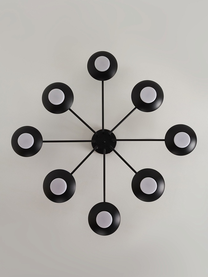 Потолочная люстра PP-53114-8-black