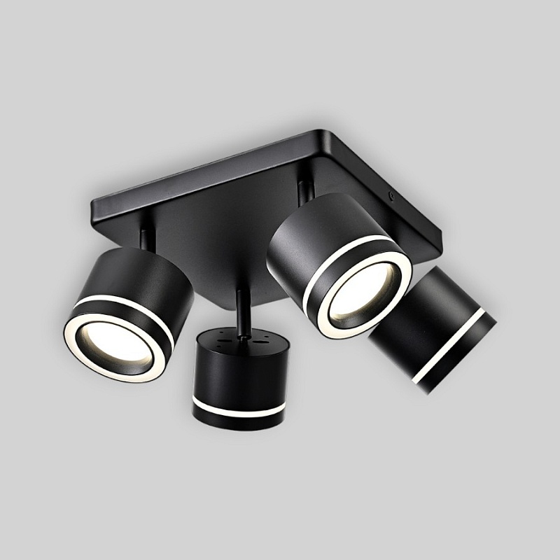 Светильник спот PP-204Q BLACK