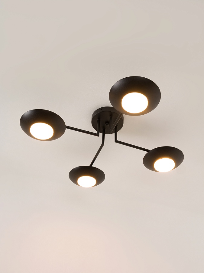 Потолочная люстра PP-53114-4-black