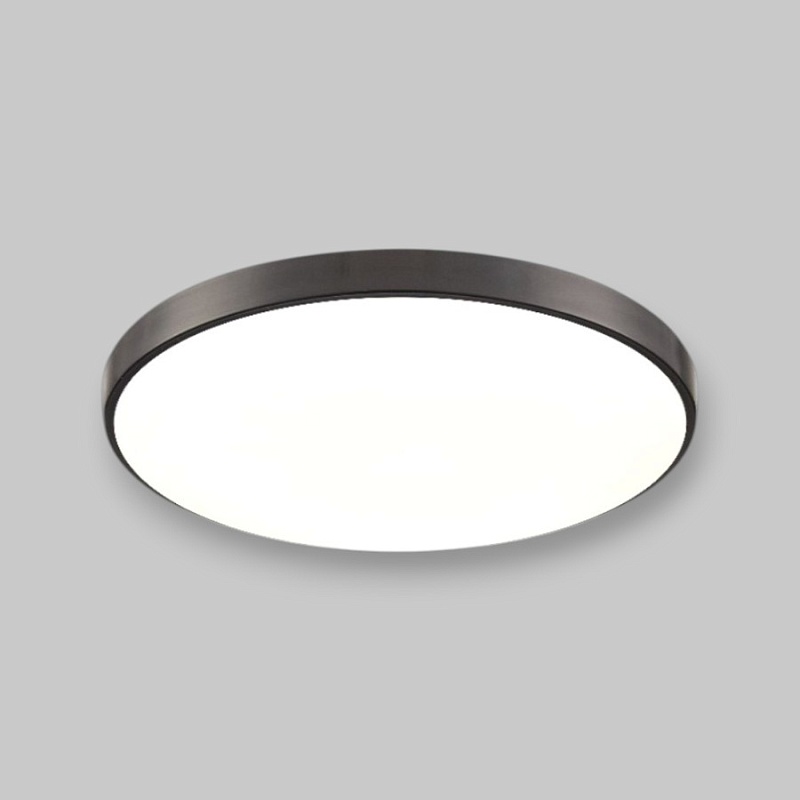 Потолочный светильник круглый PP-2818 Black 4000K