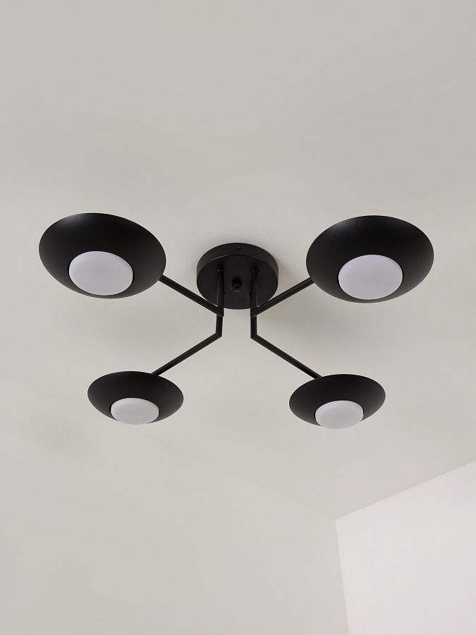 Потолочная люстра PP-53114-4-black