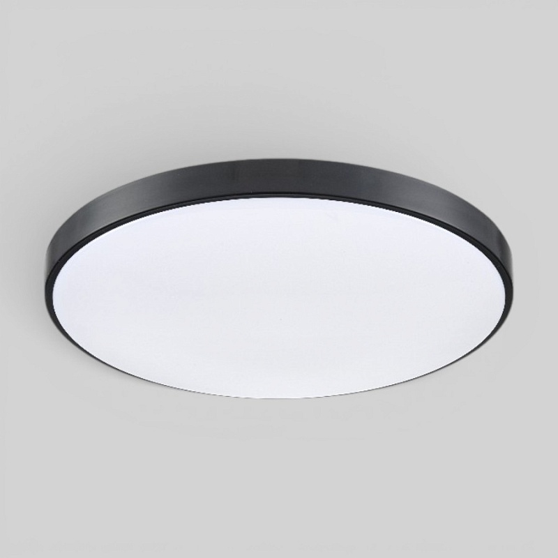 Потолочный светильник круглый PP-7218 Black 4000K