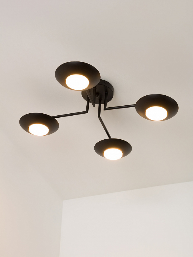 Потолочная люстра PP-53114-4-black