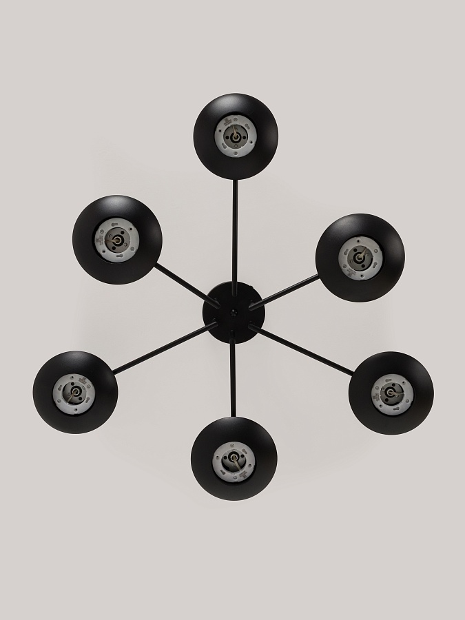 Потолочная люстра PP-53114-6-black