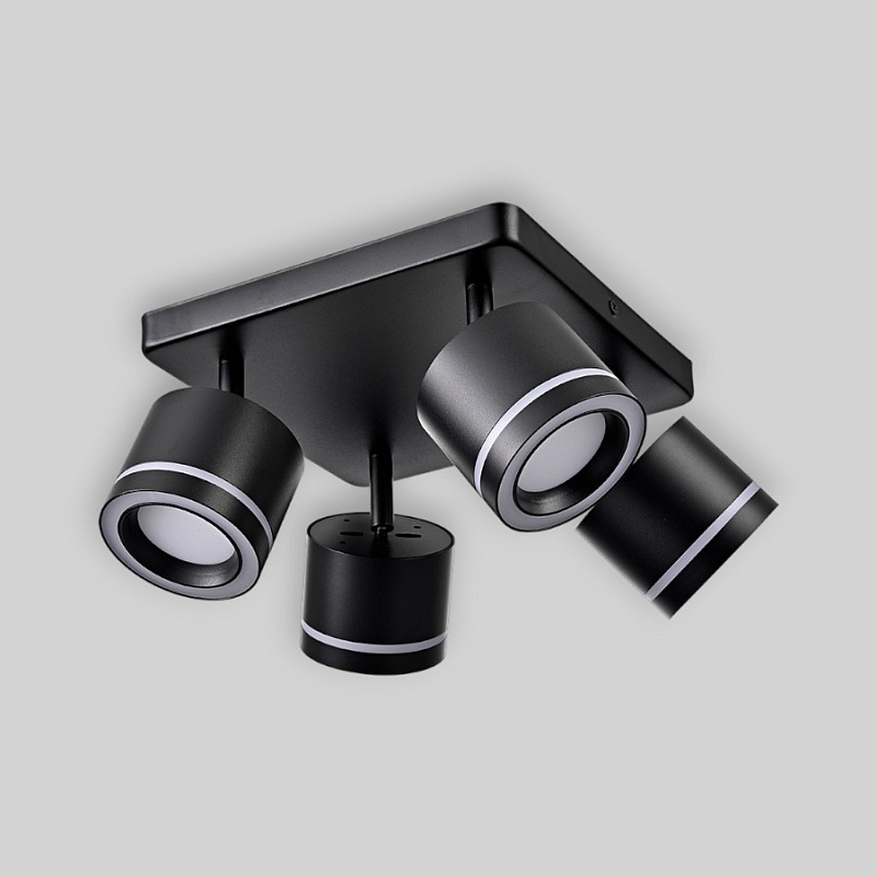 Светильник спот PP-204Q BLACK